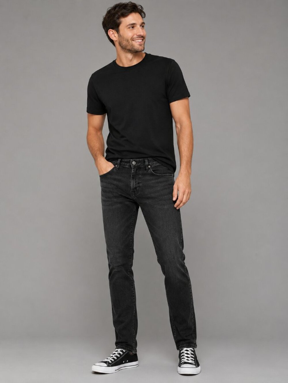 🩷  554  Levi's 511 Slim Fit Men's Black Wash Jeans Classic Stretch Denim Pants